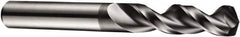 DORMER - 19/64" 130° Parabolic Flute Cobalt Screw Machine Drill Bit - AlCrN Finish, Right Hand Cut, 40mm Flute Length, 70mm OAL, PFX Point, Straight Shank - Americas Industrial Supply