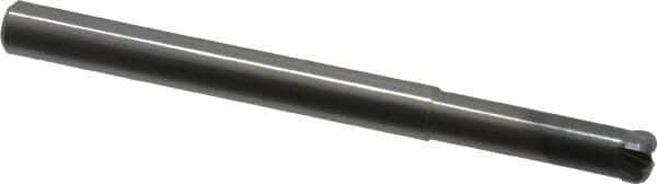 OSG - 1/4", 4 Flute, Single End, Solid Carbide, 1/16" Corner Radius End Mill - 3" OAL, 0.1" LOC, Right Hand Cut, 1" Extended Reach - Americas Industrial Supply