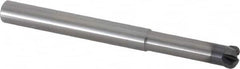 OSG - 3/8", 4 Flute, Single End, Solid Carbide, 3/32" Corner Radius End Mill - 4" OAL, 0.15" LOC, Right Hand Cut, 1-1/2" Extended Reach - Americas Industrial Supply