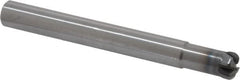 OSG - 12mm, 4 Flute, Single End, Solid Carbide, 3mm Corner Radius End Mill - 110mm OAL, 5mm LOC, Right Hand Cut, 24mm Extended Reach - Americas Industrial Supply