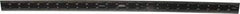 SPI - 24" Long, 1/64, 1/32, 1/16, 1/8" Graduation, Rigid Steel Rule - 4R Graduation Style, 1-1/8" Wide, Black, Black Chrome Finish - Americas Industrial Supply