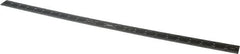 SPI - 24" Long, 1/100, 1/64, 1/50, 1/32" Graduation, Rigid Steel Rule - 16R Graduation Style, 1-1/8" Wide, Black, Black Chrome Finish - Americas Industrial Supply