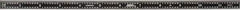 SPI - 12" Long, 1/100, 1/64, 1/32, 1/10" Graduation, Flexible Steel Rule - 5R Graduation Style, 1/2" Wide, Black, Black Chrome Finish - Americas Industrial Supply