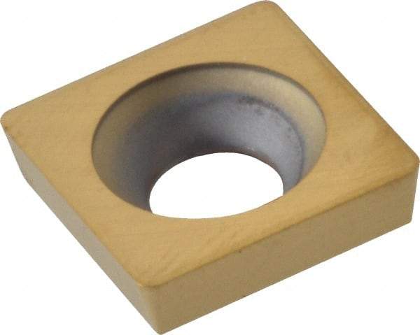 Kennametal - SPEB422 Grade KC725M Carbide Milling Insert - TiN/TiCN/TiN Finish, 1/8" Thick, 1/2" Inscribed Circle, 0.8mm Corner Radius - Americas Industrial Supply