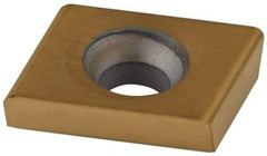 Kennametal - CDE322 Grade KC725M Carbide Milling Insert - TiN/TiCN/TiN Finish, 0.15" Thick, 0.8mm Corner Radius - Americas Industrial Supply
