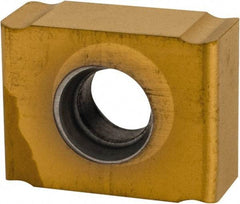 Kennametal - LNEU1255 Grade KC725M Carbide Milling Insert - TiN/TiCN/TiN Finish, 0.2165" Thick, 0.8mm Corner Radius - Americas Industrial Supply
