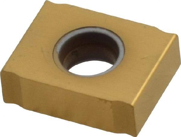 Kennametal - LNEU1240 Grade KC725M Carbide Milling Insert - TiN/TiCN/TiN Finish, 0.1575" Thick, 0.3mm Corner Radius - Americas Industrial Supply