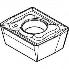 Kennametal - ACET150612 GC Grade KC725M Carbide Milling Insert - TiN/TiCN/TiN Finish, 1/4" Thick, 1.2mm Corner Radius - Americas Industrial Supply