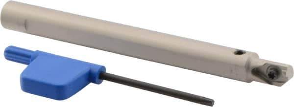 Iscar - MIFHR, Internal, Right Hand, 0.492" Max Depth of Cut, Indexable Grooving Tool Holder - MI.R 8 Insert Compatibility, 3/8" Shank Width, 4.03" OAL, Through Coolant - Americas Industrial Supply