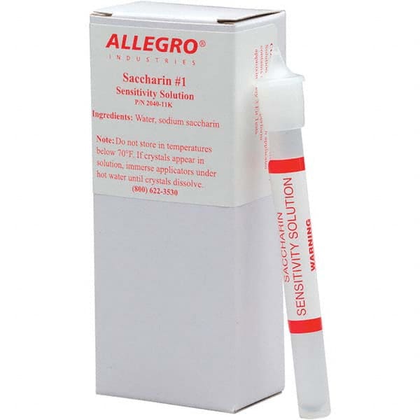 Allegro - Respiratory Fit Testing Accessories Type: Solution/Sweet Solution Type: Sensitivity Solution - Americas Industrial Supply