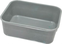 LEWISBins+ - 300 Lb Load Capacity Gray Fiberglass Tote Container - Stacking, Nesting, 6.3" Long x 4.9" Wide x 2.1" High - Americas Industrial Supply