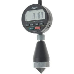 SPI - 0 to 1", 0 to 90° Included Angle, Digital Chamfer Gage - Hardened Tool Steel (Plunger), 3 Blade Plunger, 0.0001" Accuracy, 0.0001" Graduation - Americas Industrial Supply