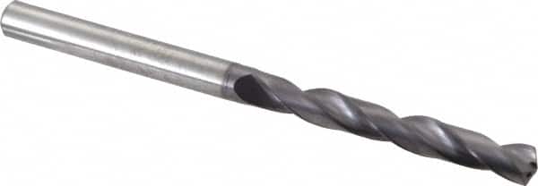 Value Collection - 5/16" 140° Point Solid Carbide Jobber Drill - TiAlN Finish, Spiral Flute, Straight Shank, Right Hand Cut, 2-33/64" Flute Length, 4-41/64" OAL - Americas Industrial Supply