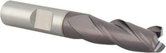 Value Collection - 3/8", 3 Flute, Single End, Solid Carbide, 0.0150 - 0.0200" Corner Radius End Mill - 2-1/2" OAL, 35° Helix, Right Hand Flute, 1" LOC, Right Hand Cut - Americas Industrial Supply