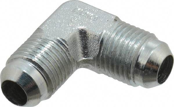Parker - 3/8" Tube OD, 37° Steel Flared Tube Union Elbow - Flare x Flare Ends - Americas Industrial Supply