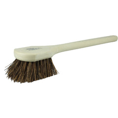 20″ Utility Scrub Brush, Palmyra Fill, Long Handle, Foam Block - Americas Industrial Supply