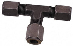 Parker - Metal Flareless Bite Tube Union Tee - 3/8 NPTF - Americas Industrial Supply