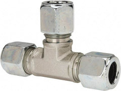 Parker - Metal Flareless Bite Tube Union Tee - 5/8 NPTF - Americas Industrial Supply