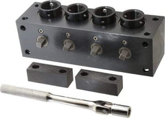 Yuasa - Series 5C, Horizontal Multi-Collet Chuck Block - Manually Activated, 3" Base Diam Width - Americas Industrial Supply