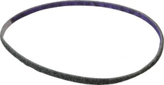 3M - 1/4" Wide x 18" OAL, Aluminum Oxide Abrasive Belt - Aluminum Oxide, Fine, Nonwoven, Series DF-BL - Americas Industrial Supply