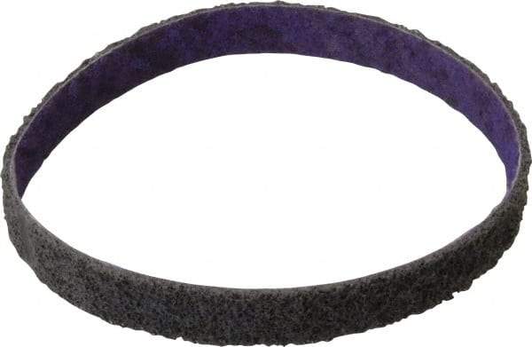 3M - 1/2" Wide x 12" OAL, Aluminum Oxide Abrasive Belt - Aluminum Oxide, Fine, Nonwoven, Series DF-BL - Americas Industrial Supply