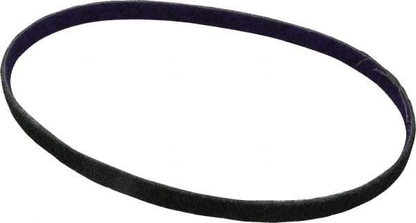 3M - 1/2" Wide x 24" OAL, Aluminum Oxide Abrasive Belt - Aluminum Oxide, Fine, Nonwoven, Series DF-BL - Americas Industrial Supply
