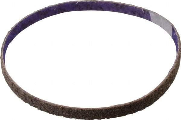 3M - 1/2" Wide x 24" OAL, Aluminum Oxide Abrasive Belt - Aluminum Oxide, Coarse, Nonwoven, Series DF-BL - Americas Industrial Supply