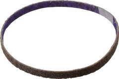 3M - 1/2" Wide x 24" OAL, Aluminum Oxide Abrasive Belt - Aluminum Oxide, Coarse, Nonwoven, Series DF-BL - Americas Industrial Supply