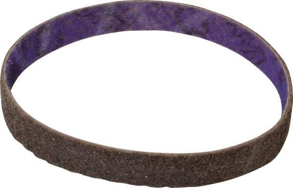 3M - 3/4" Wide x 18" OAL, Aluminum Oxide Abrasive Belt - Aluminum Oxide, Coarse, Nonwoven, Series DF-BL - Americas Industrial Supply