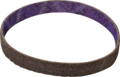 3M - 3/4" Wide x 18" OAL, Aluminum Oxide Abrasive Belt - Aluminum Oxide, Coarse, Nonwoven, Series DF-BL - Americas Industrial Supply