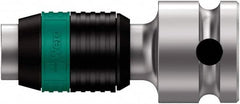 Wera - 3/8" Drive, 1/4" Insert, Hex Drive Bit Adapter - Americas Industrial Supply