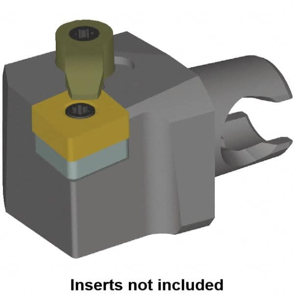 Kennametal - Left Hand Cut, Size KM20, CN.. Insert Compatiblity, Modular Turning & Profiling Cutting Unit Head - 12.5mm Ctr to Cutting Edge, 25mm Head Length, Series KM Mini - Americas Industrial Supply