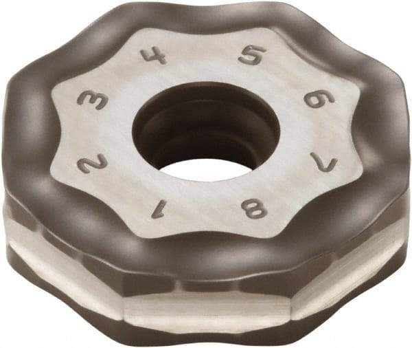 Seco - ONMU090520 M15 Grade MK2050 Carbide Milling Insert - TiSiN/TiAlN Finish, 0.228" Thick, 0.866" Inscribed Circle - Americas Industrial Supply