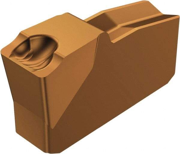 Sandvik Coromant - 40N151.2 5G Grade 1125, 4mm Cutting Width Carbide Grooving Insert - Neutral, 0.3mm Corner Radius, TiAlN Finish - Americas Industrial Supply