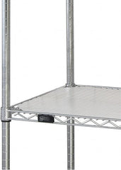 Quantum Storage - 24" Wide, Open Shelving Accessory/Component - HDPE, Polyethylene Finish, 48" Long, Use with Wire Shelving Units - Americas Industrial Supply