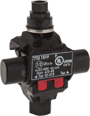 Ideal - 10 to 2 (Tap), 3 to 4/0 (Run) AWG Compatible, Tap Connector - 2.2" OAL x 1.8" OAW x 3.1" OAH - Americas Industrial Supply