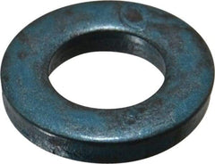Metric Blue - M8 Screw, Alloy Steel Standard Flat Washer - 9.32mm ID x 17.75mm OD, 3mm Thick - Americas Industrial Supply