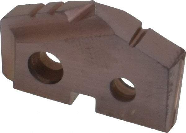 Allied Machine and Engineering - 55/64" Diam x 5/32" Thick, Seat Code 1, 132° Included Angle Spade Drill Insert - AM200 Coated, Cobalt, Grade Super Cobalt, Series GEN2 T-A - Americas Industrial Supply