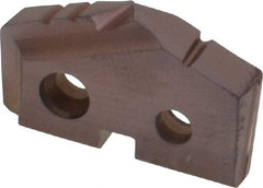 Allied Machine and Engineering - 55/64" Diam x 5/32" Thick, Seat Code 1, 132° Included Angle Spade Drill Insert - AM200 Coated, Cobalt, Grade Super Cobalt, Series GEN2 T-A - Americas Industrial Supply