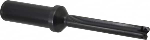 Allied Machine and Engineering - Series Z, 7/16 to 1/2" Diam, 3/4" Diam Straight Shank with Flange, Straight Flute Spade Drill - 2-3/8" Max Depth, 3-5/8" Body Length, 5-9/16" OAL, Standard Length, Through Coolant - Americas Industrial Supply