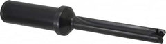 Allied Machine and Engineering - Series Z, 7/16 to 1/2" Diam, 3/4" Diam Straight Shank with Flange, Straight Flute Spade Drill - 2-3/8" Max Depth, 3-5/8" Body Length, 5-9/16" OAL, Standard Length, Through Coolant - Americas Industrial Supply