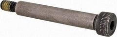 Value Collection - 1/4" Shoulder Diam x 1-1/2" Shoulder Length, #10-24 UNC, Hex Socket Shoulder Screw - 4140 Alloy Steel with Nylon Locking Patch, 3/16" Head Height x 3/8" Head Diam - Americas Industrial Supply