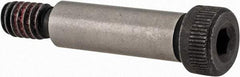 Value Collection - 5/16" Shoulder Diam x 1" Shoulder Length, 1/4-20 UNC, Hex Socket Shoulder Screw - 4140 Alloy Steel with Nylon Locking Patch, 7/32" Head Height x 7/16" Head Diam - Americas Industrial Supply