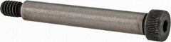 Value Collection - 5/16" Shoulder Diam x 2" Shoulder Length, 1/4-20 UNC, Hex Socket Shoulder Screw - 4140 Alloy Steel with Nylon Locking Patch, 7/32" Head Height x 7/16" Head Diam - Americas Industrial Supply