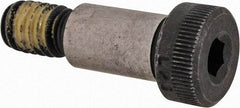 Value Collection - 3/8" Shoulder Diam x 5/8" Shoulder Length, 5/16-18 UNC, Hex Socket Shoulder Screw - 4140 Alloy Steel with Nylon Locking Patch, 1/4" Head Height x 9/16" Head Diam - Americas Industrial Supply
