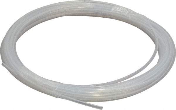 Parker - 1/8" ID x 3/16" OD, 1/32" Wall Thickness, 50' Long, PTFE FEP Tube - Natural, 196 Max psi - Americas Industrial Supply