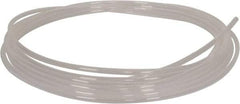 Parker - 1/2" ID x 9/16" OD, 1/32" Wall Thickness, 50' Long, PTFE FEP Tube - Natural, 65 Max psi - Americas Industrial Supply