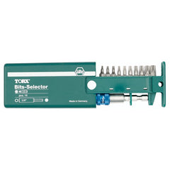 Torx Bit Selector Set T7-T40, Magnetic 1/4″ Bit Holder in Plastic Storage Box - Americas Industrial Supply