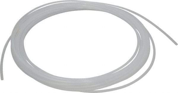 Parker - 3/16" ID x 1/4" OD, 1/32" Wall Thickness, 50' Long, PTFE PFA Tube - Natural, 196 Max psi - Americas Industrial Supply