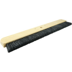 24″ Cement Finishing Brush, Wood Block, Black Polypropylene Fill, 2-1/4″ Trim - Americas Industrial Supply